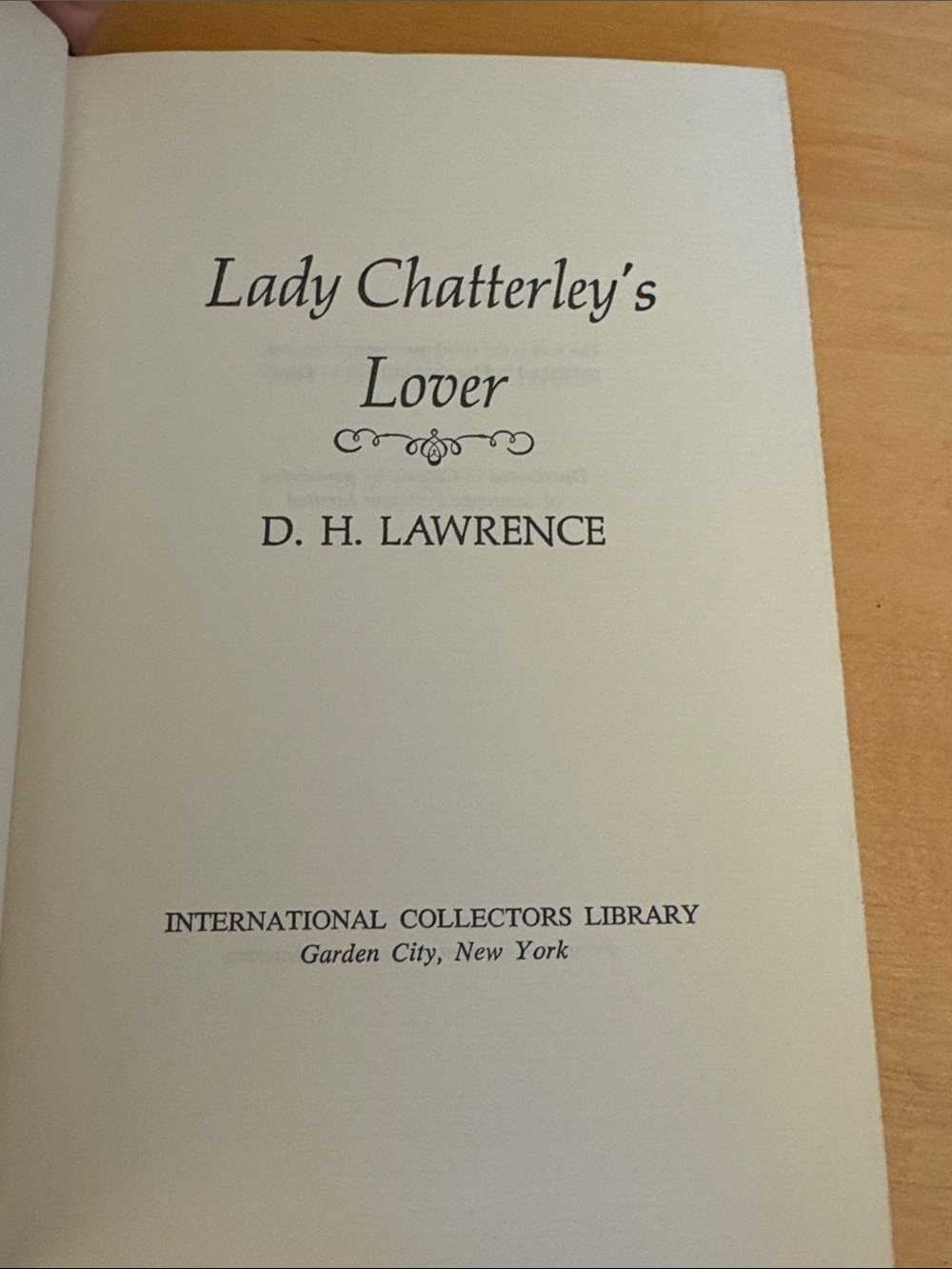 Lady Chatterley's Lover by D. H. Lawrence - international collectors edition